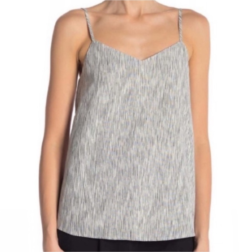 Theory Gray Sleeveless Fitted Camisole